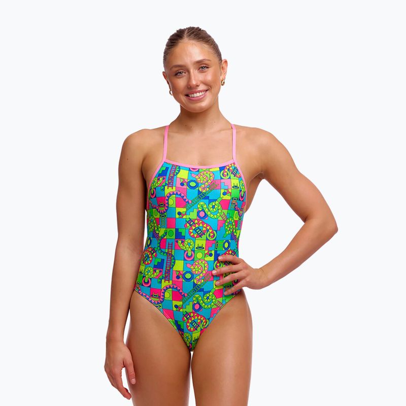 Women's one-piece swimsuit Funkita Tie Me Tight One piece lakes & saddles