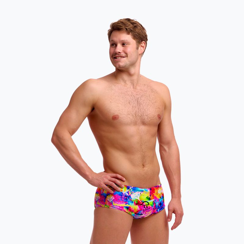 Men's swim boxers Funky Trunks Sidewinder Trunks tag her 3