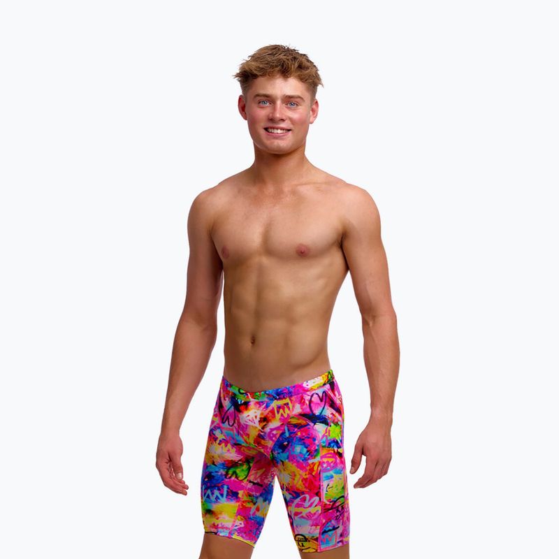 Children's swim jammers Funky Trunks Training Jammers tag her 2