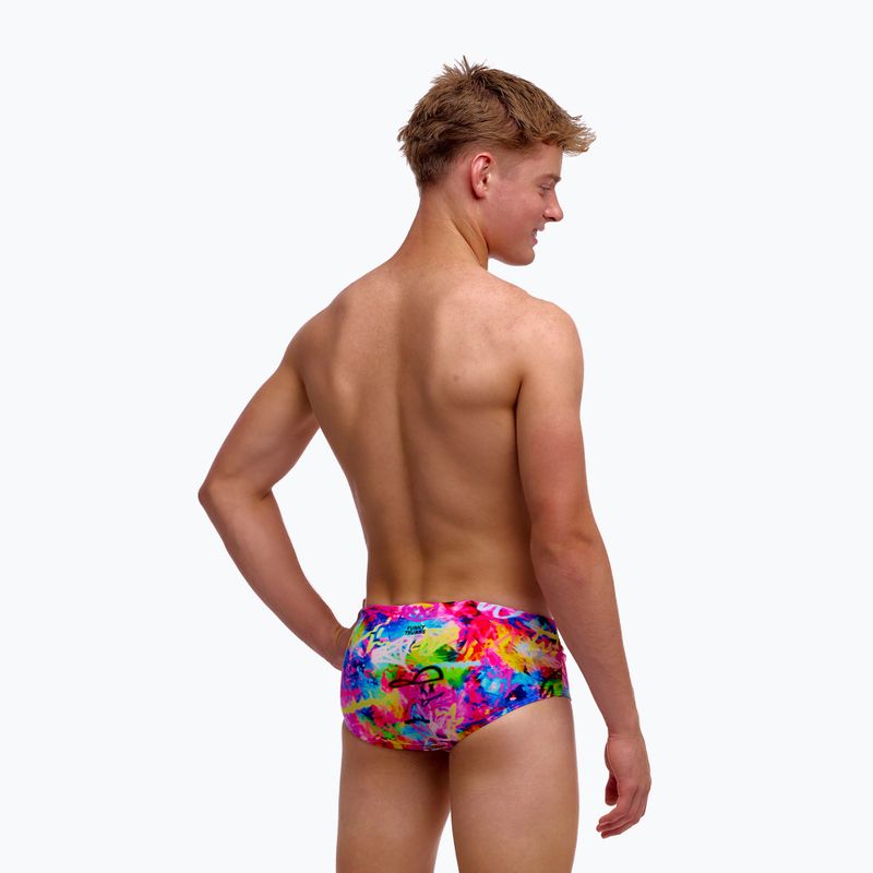 Children's swim boxers Funky Trunks Sidewinder Trunks tag her 5