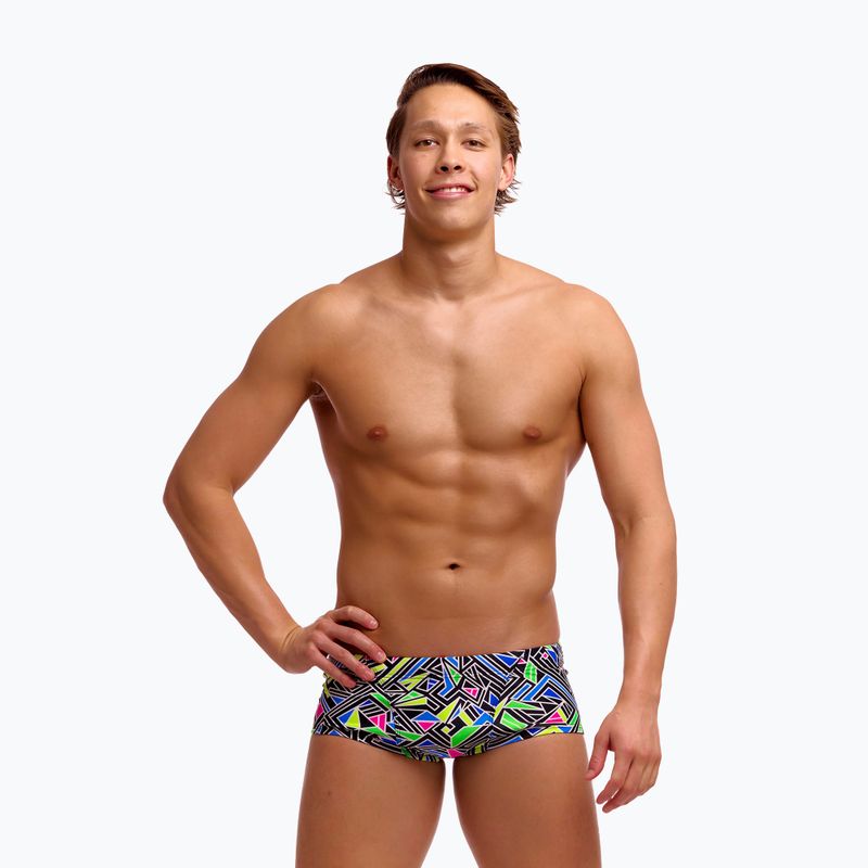 Men's swim boxers Funky Trunks Classic Trunks bits of peace 3