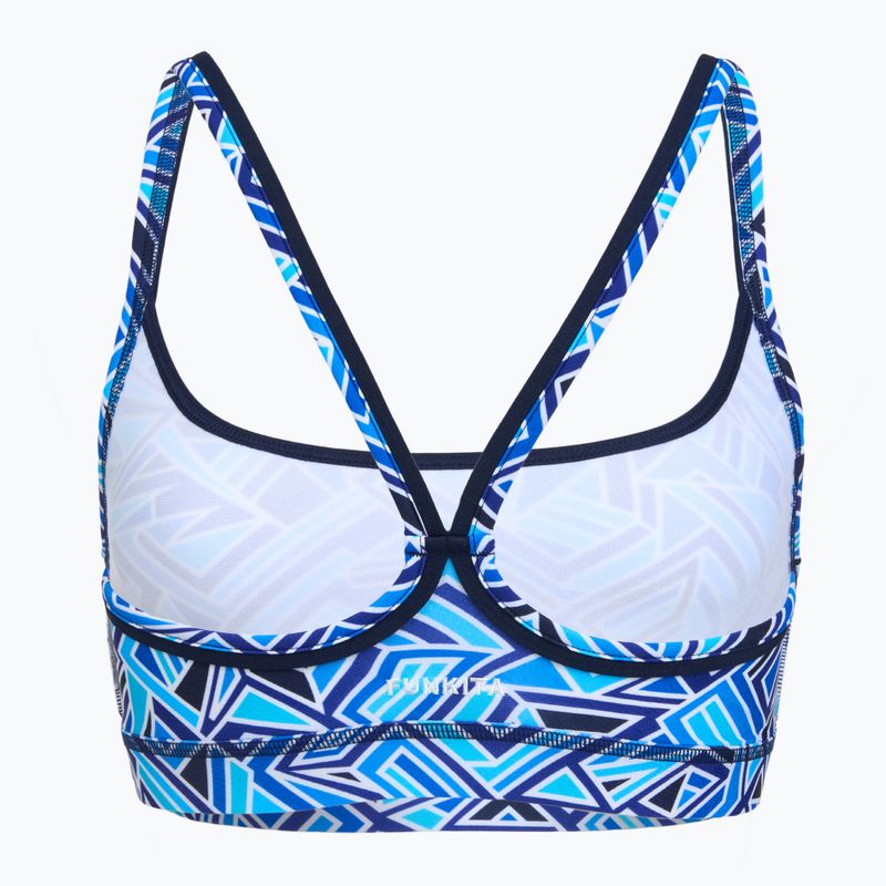 Swimsuit top Funkita Sports Top blue bits 2