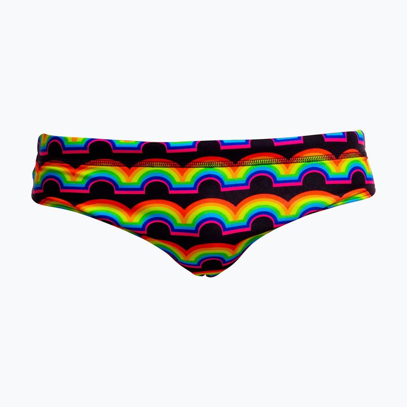Men's swim briefs Funky Trunks Classic Brief rainbowie