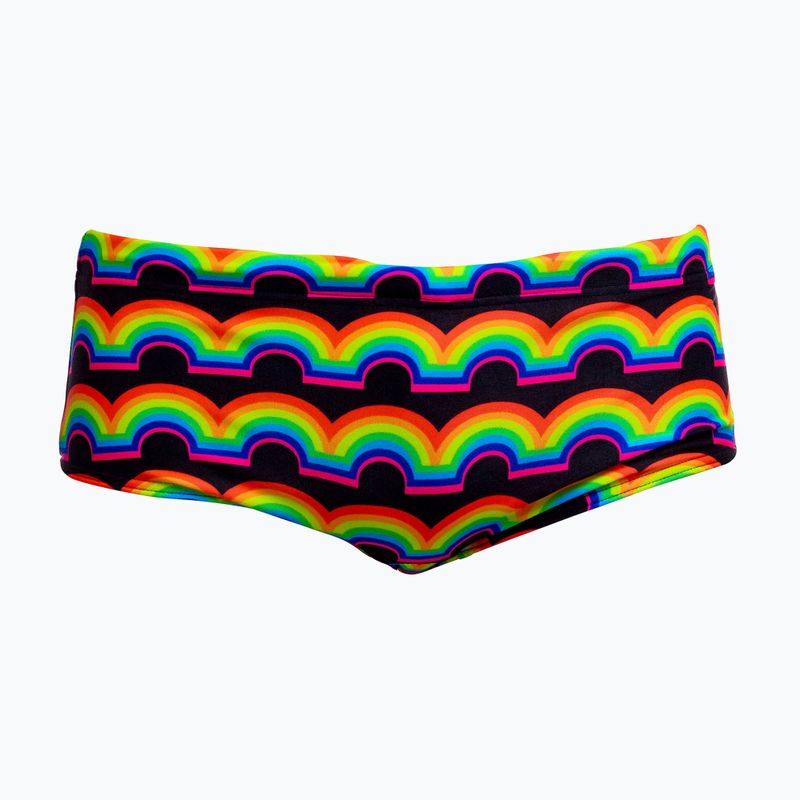 Children's swim trunks Funky Trunks Sidewinder Trunks rainbowie