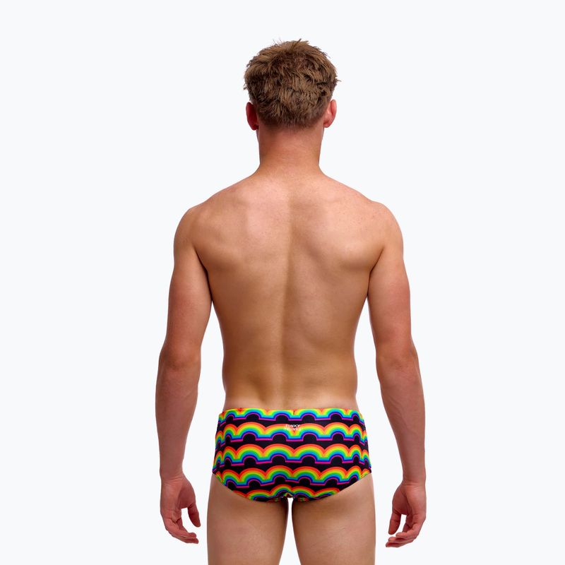 Children's swim boxers Funky Trunks Sidewinder Trunks rainbowie 4
