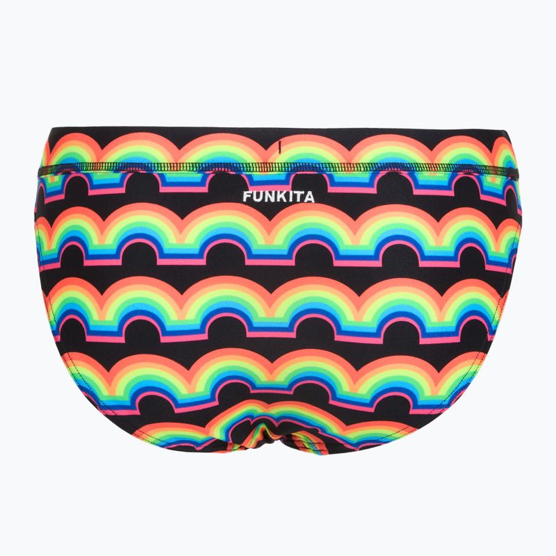 Swimsuit bottom Funkita Sports Brief rainbowie 2