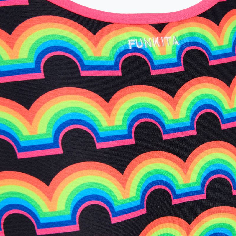 Women's one-piece swimsuit Funkita Diamond Secure One Piece rainbowie 3