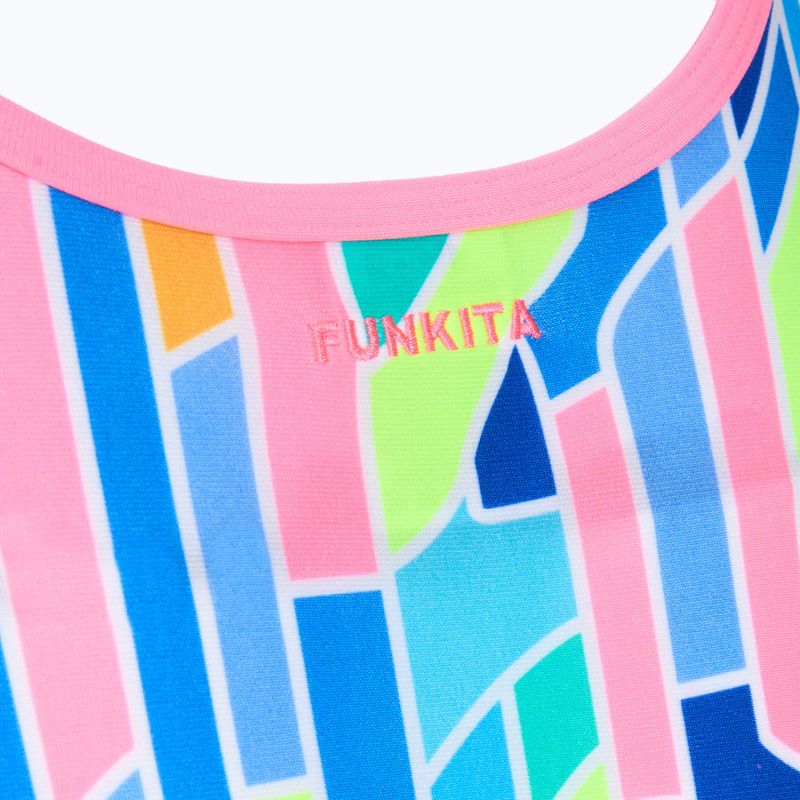 Women's one-piece swimsuit Funkita Single Strap One Piece pillared 3