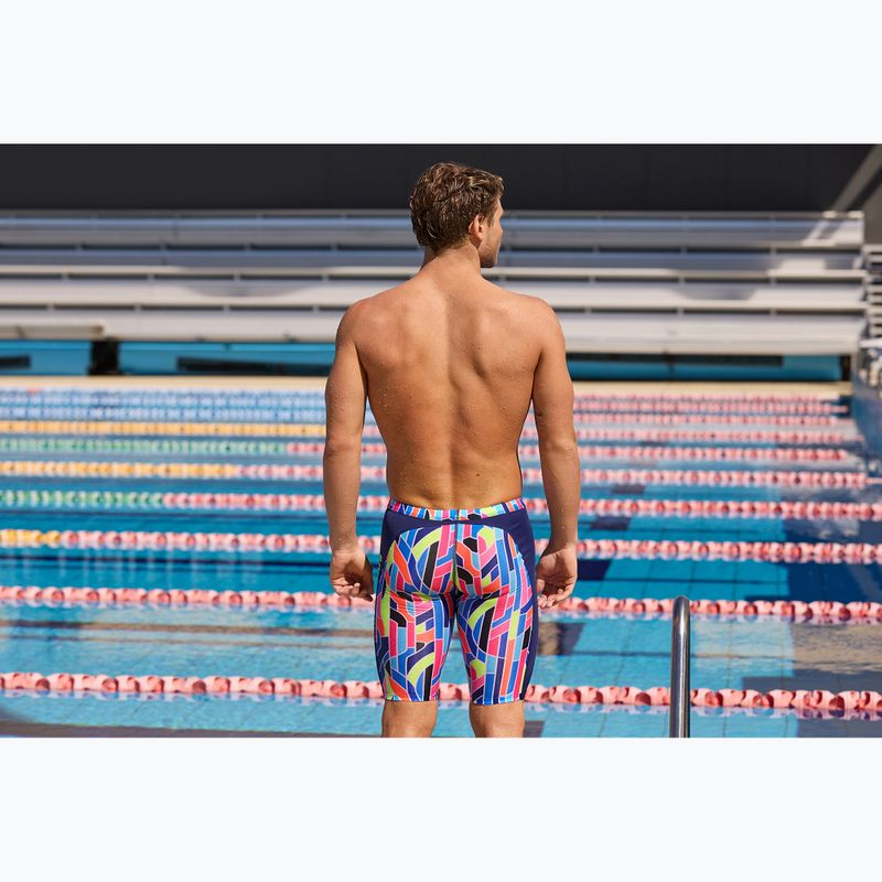 Men's swim jammers Funky Trunks Training Jammers fauit lines 7