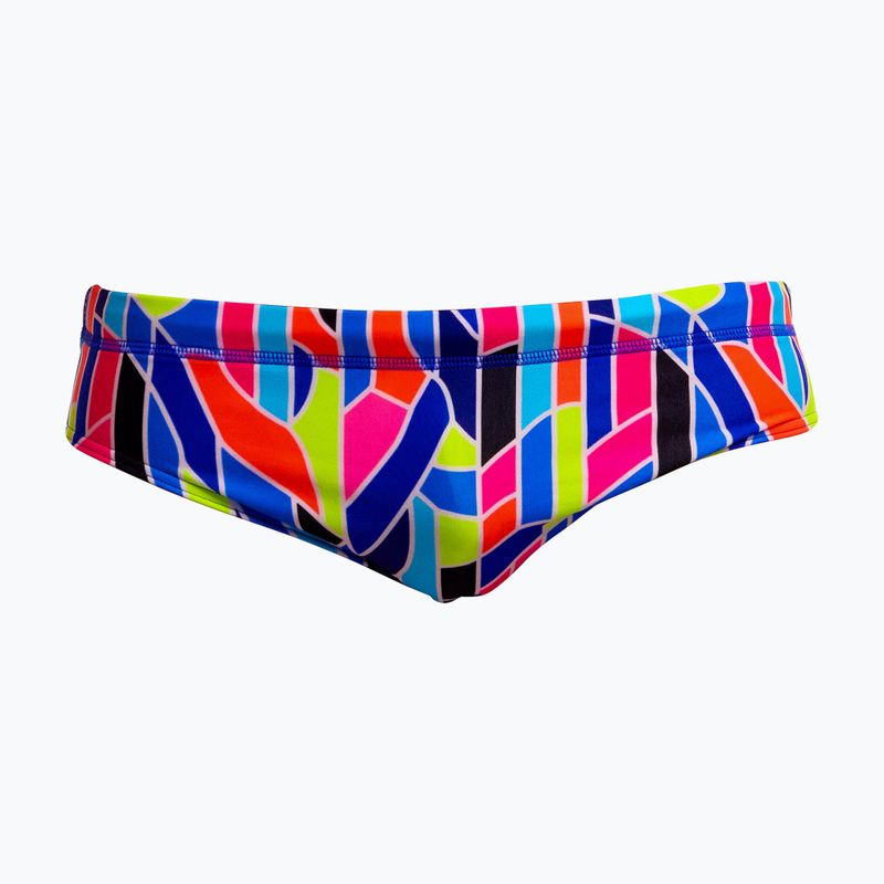 Men's swim briefs Funky Trunks Classic Brief fault lines