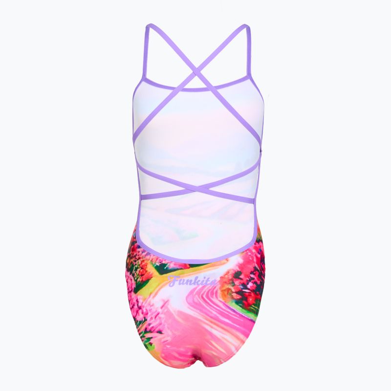 Women's one-piece swimsuit Funkita Strapped In One Piece meadow made 2