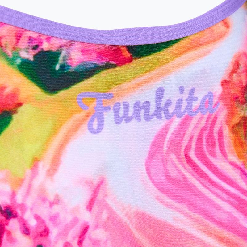 Women's one-piece swimsuit Funkita Strapped In One Piece meadow made 3