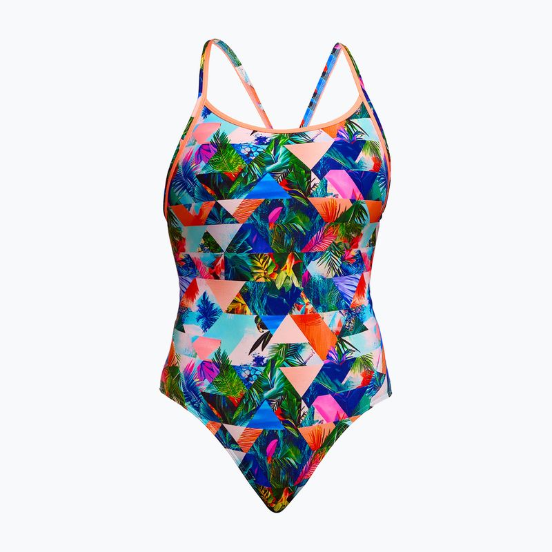 Women's one-piece swimsuit Funkita Diamond Back One piece palm prism