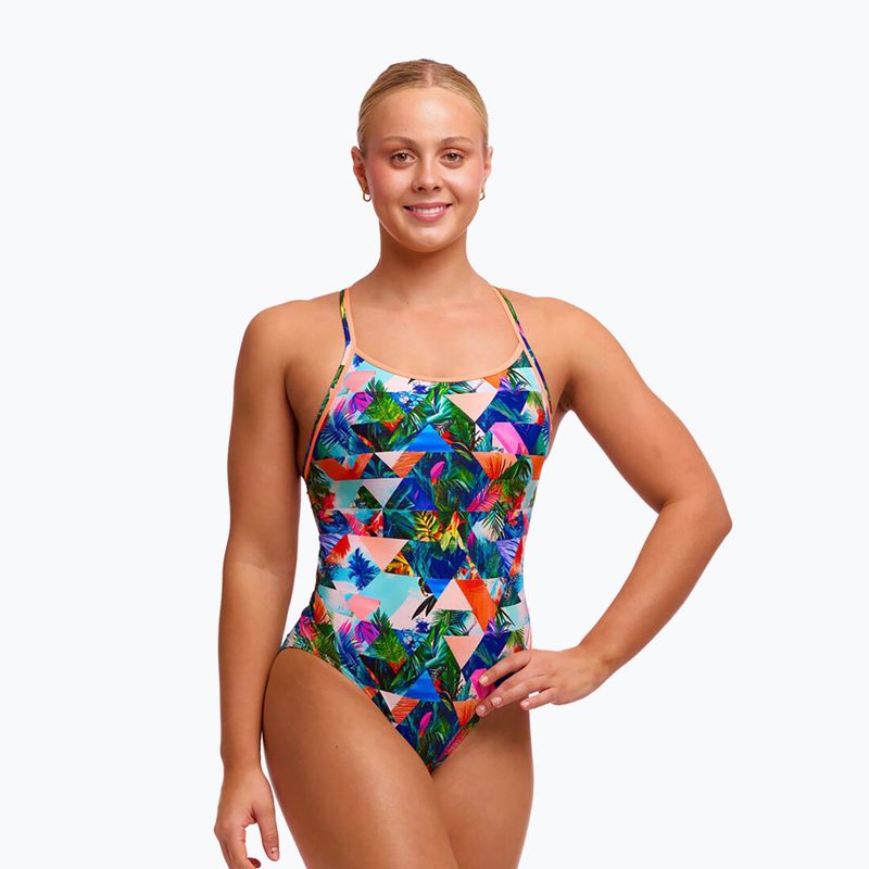 Women's one-piece swimsuit Funkita Diamond Back One piece palm prism 2