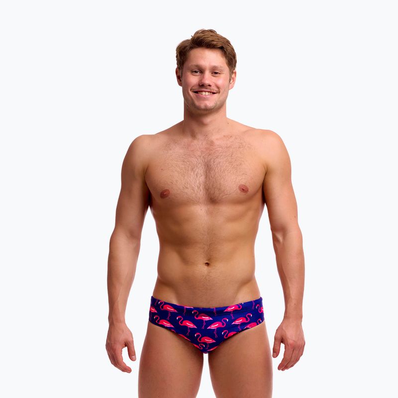 Men's swim briefs Funky Trunks Classic Brief flocked up 2