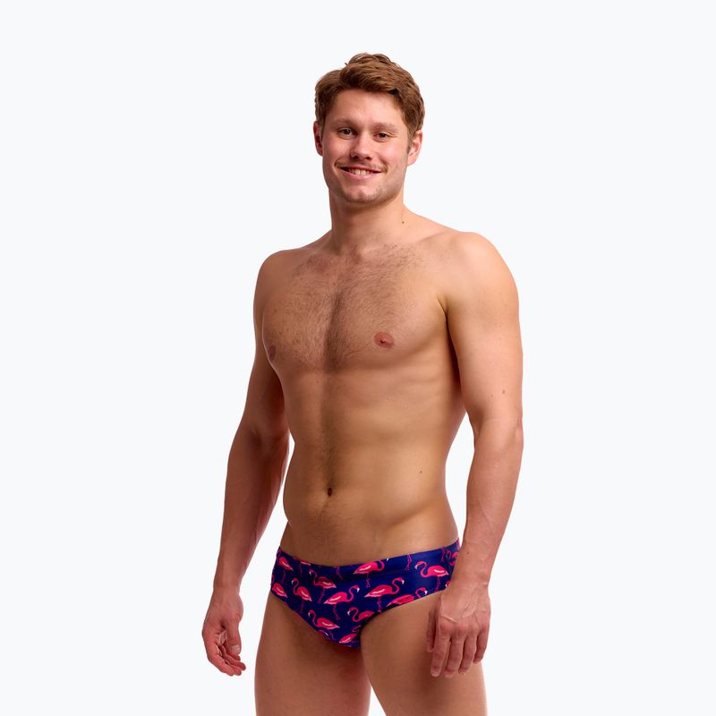 Men's swim briefs Funky Trunks Classic Brief flocked up 3