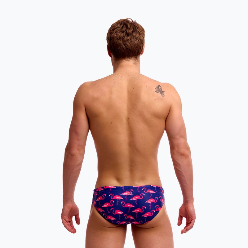 Men's swim briefs Funky Trunks Classic Brief flocked up 4