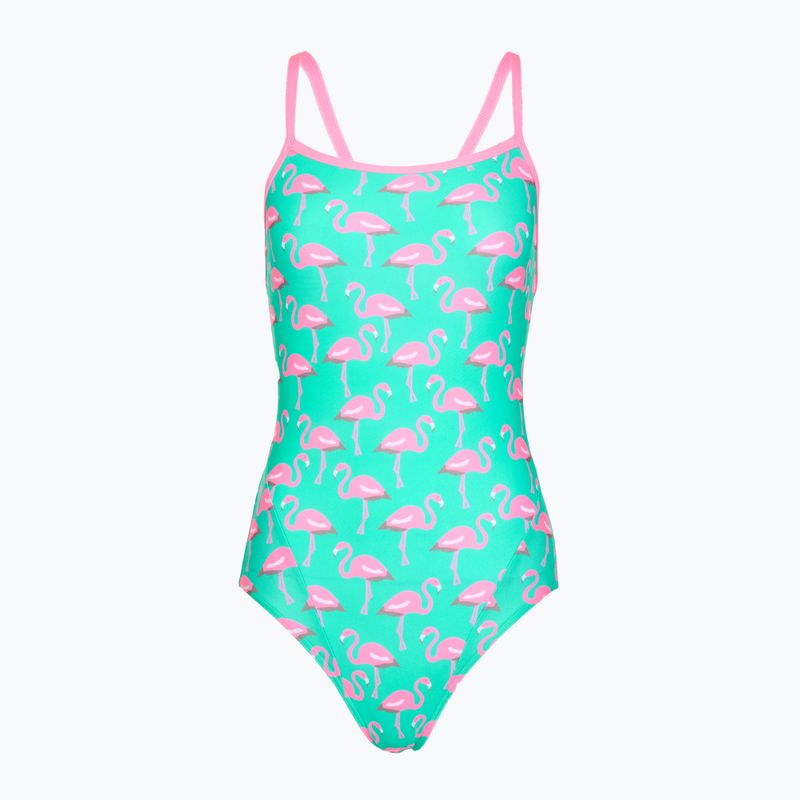 Women's one-piece swimsuit Funkita Single Strap One Piece go flamingo!