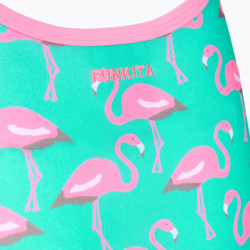 Women's one-piece swimsuit Funkita Single Strap One Piece go flamingo! 3