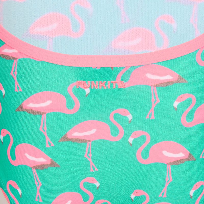 Children's one-piece swimsuit Funkita Single Strap One Piece go flamingo! 3
