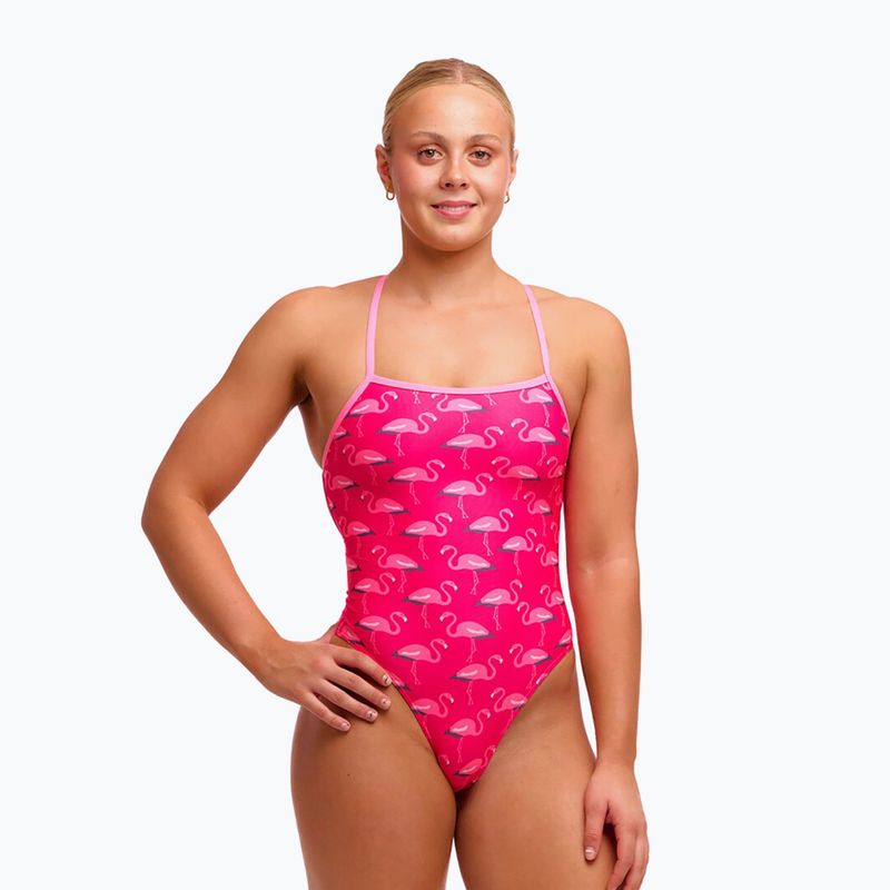 Women's one-piece swimsuit Funkita Strapped In One Piece flaming go gos 4