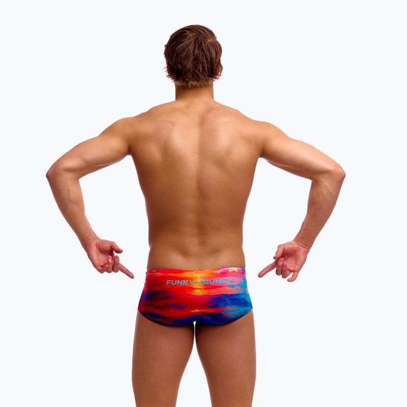 Men's swim boxers Funky Trunks Sidewinder Trunks sunset delight 5