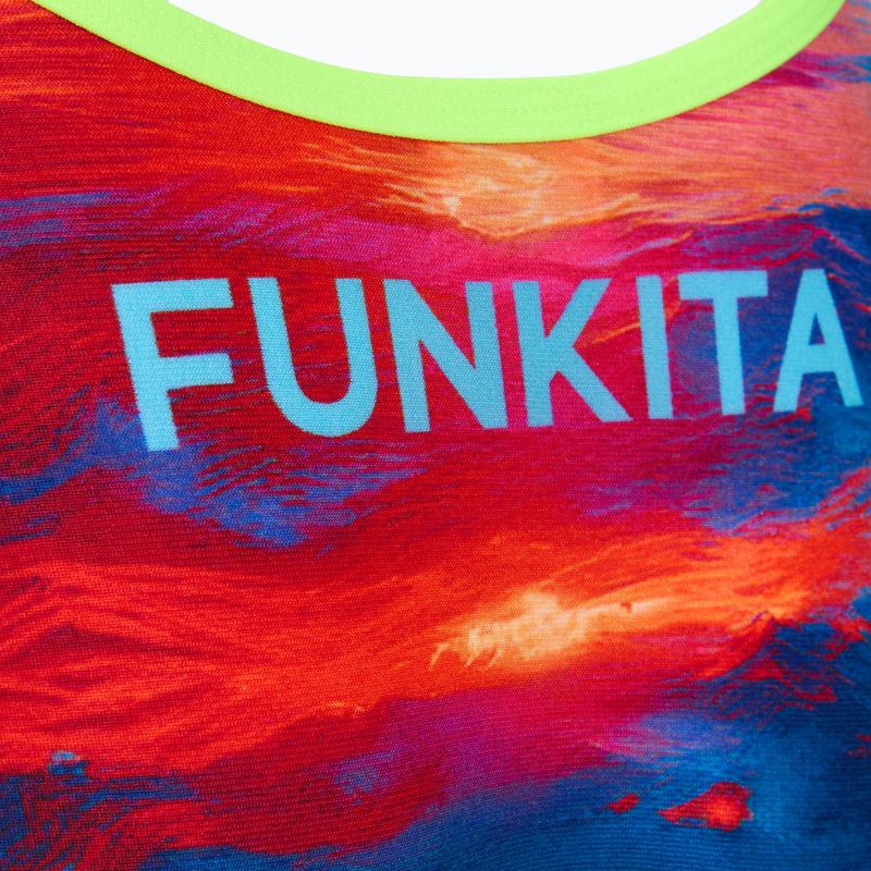 Women's one-piece swimsuit Funkita Tie Me Tight One Piece sunset delight 3