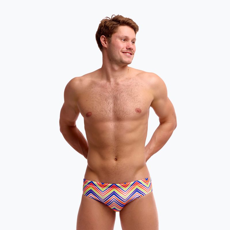 Men's swim briefs Funky Trunks Classic Brief down up 3