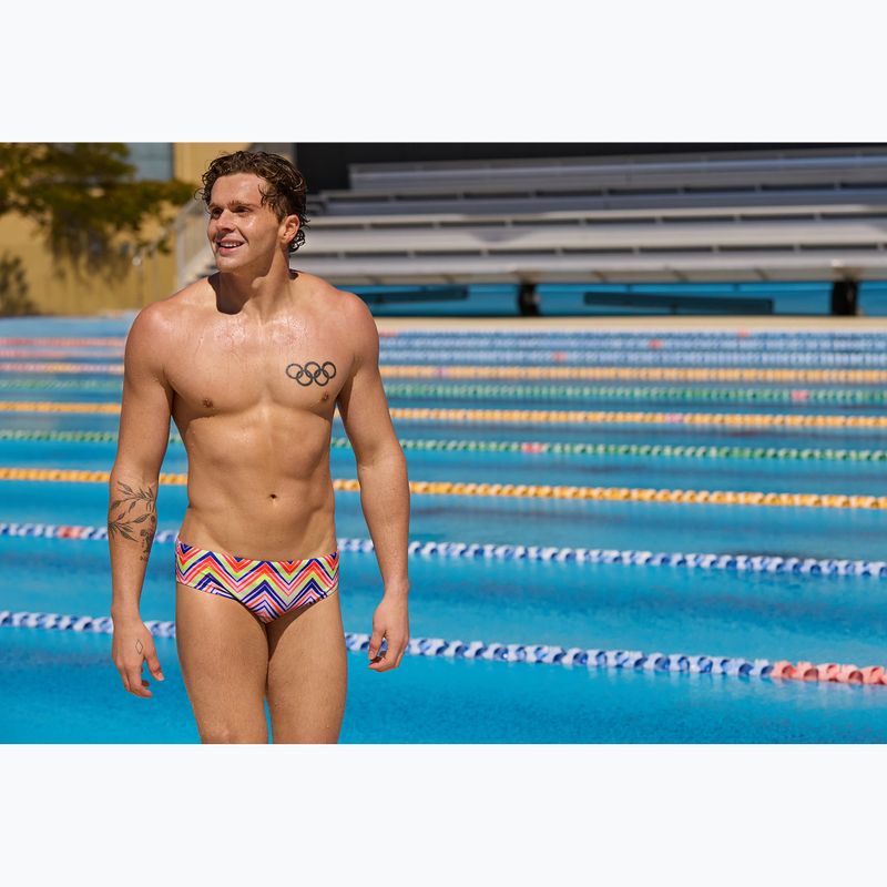 Men's swim briefs Funky Trunks Classic Brief down up 6