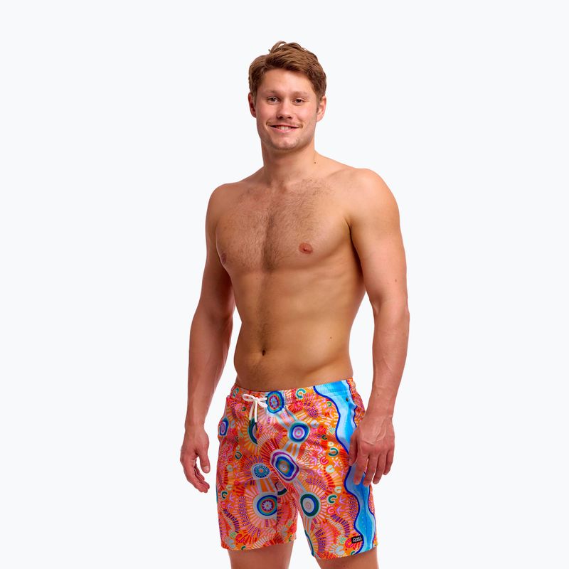 Men's swim shorts Funky Trunks Long Johnny Short kulin colour 3
