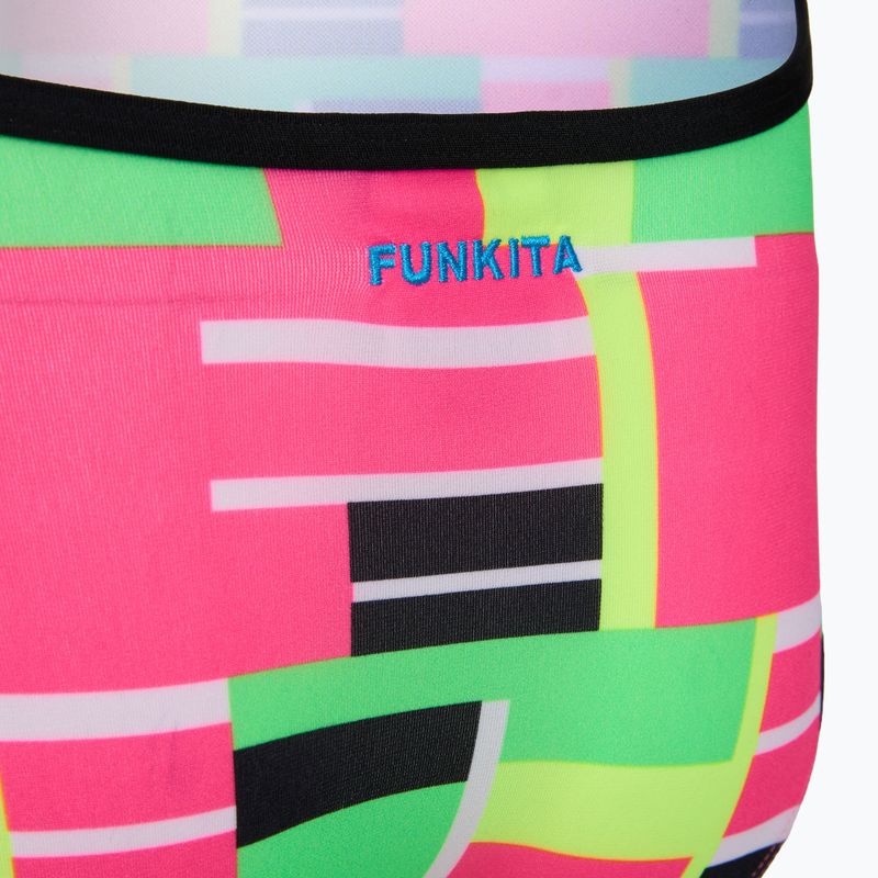 One-piece swimsuit Funkita Single Strap One Piece blocked again 3
