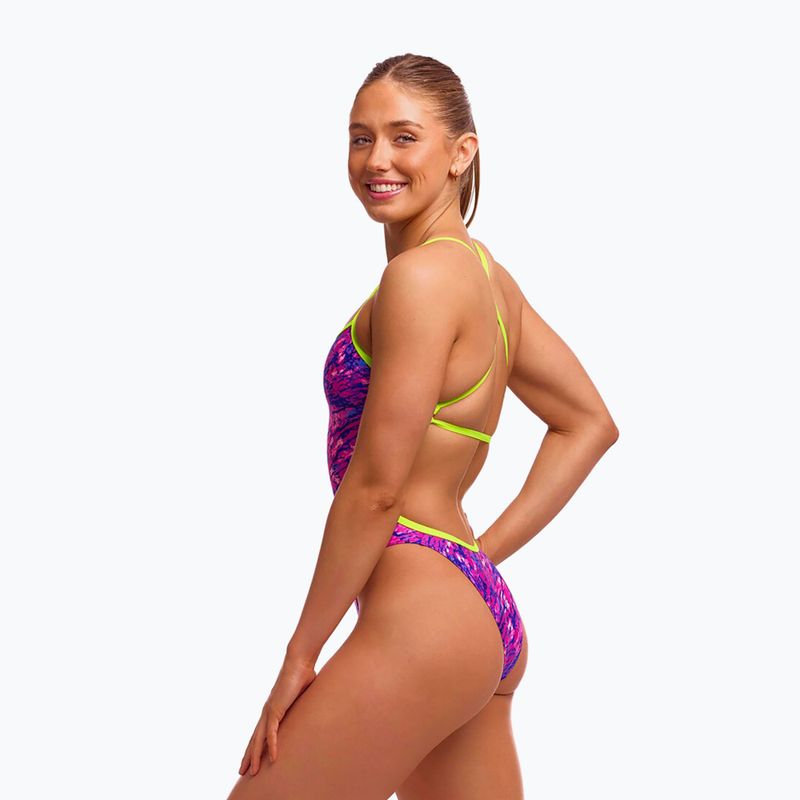 Ladies' one-piece swimsuit Funkita Strapped Cut Away One pieces sweet scaley 2