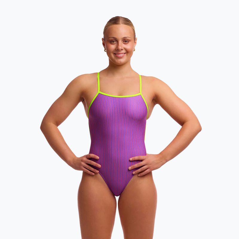 Ladies' one-piece swimsuit Funkita Single Strength One pieces berry crush
