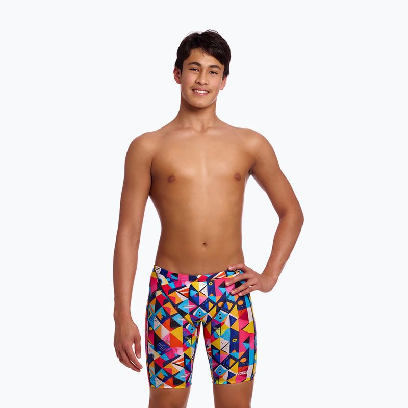 Children's swim jammers Funky Trunks Training broken blox