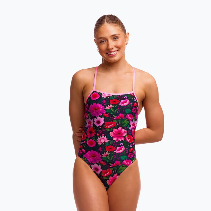 Ladies' one-piece swimsuit Funkita Strapped Secure One pieces garden glow