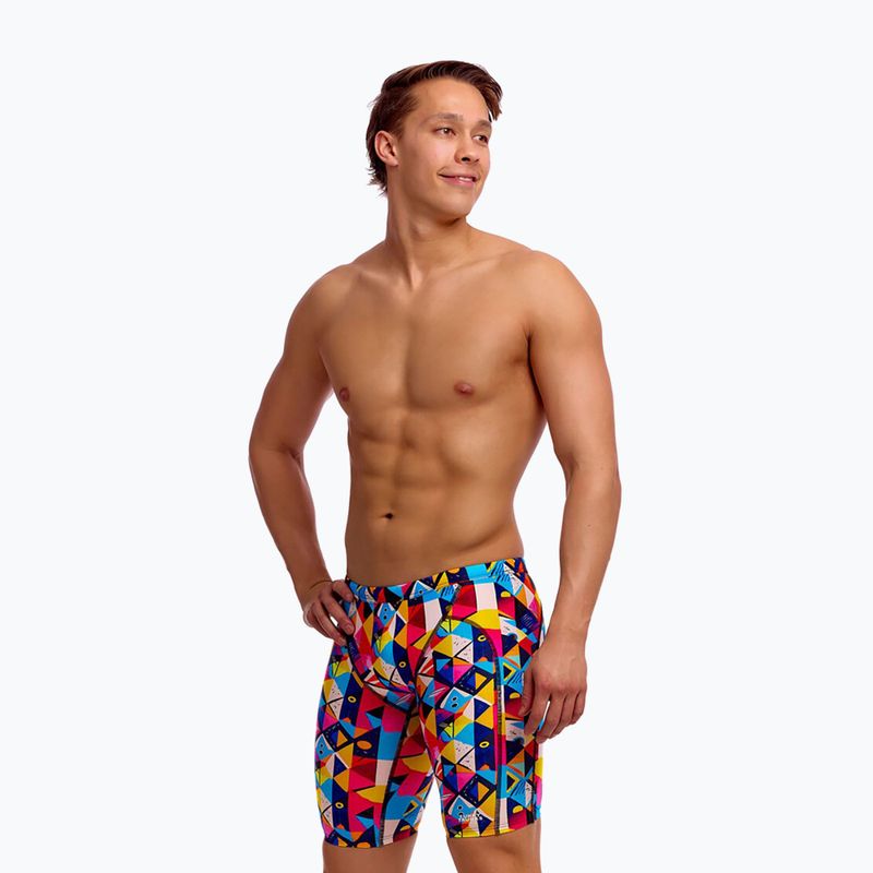 Men's swim jammers Funky Trunks Training broken blox