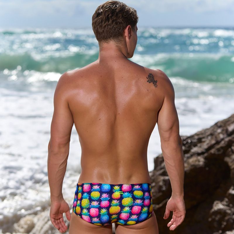 Men's swim trunks Funky Trunks Sidewinder Trunks pine gap 4