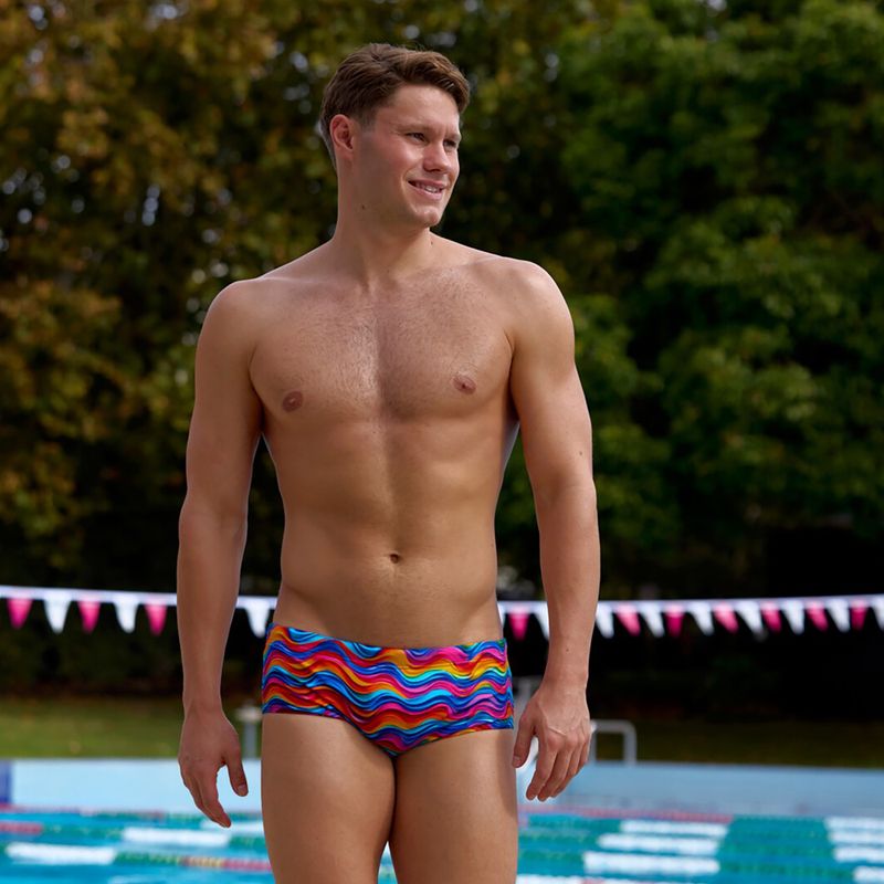 Men's swim trunks Funky Trunks Sidewinder Trunks plastic fantastic 3