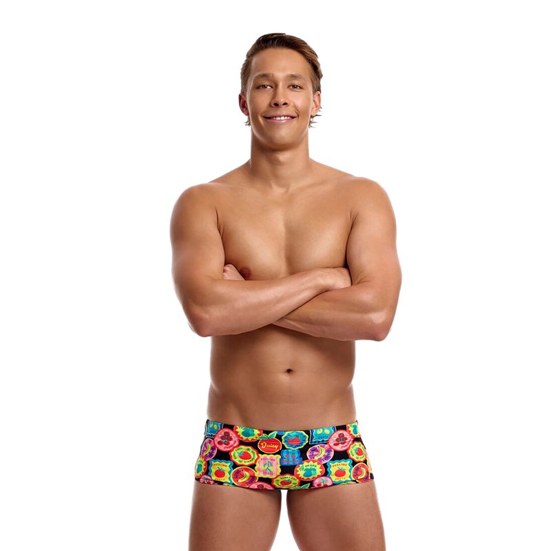 Men's swim boxers Funky Trunks Sidewinder Trunks berry good 2