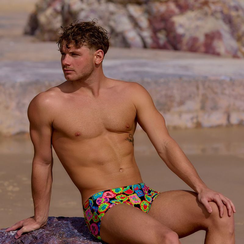 Men's swim boxers Funky Trunks Sidewinder Trunks berry good 6