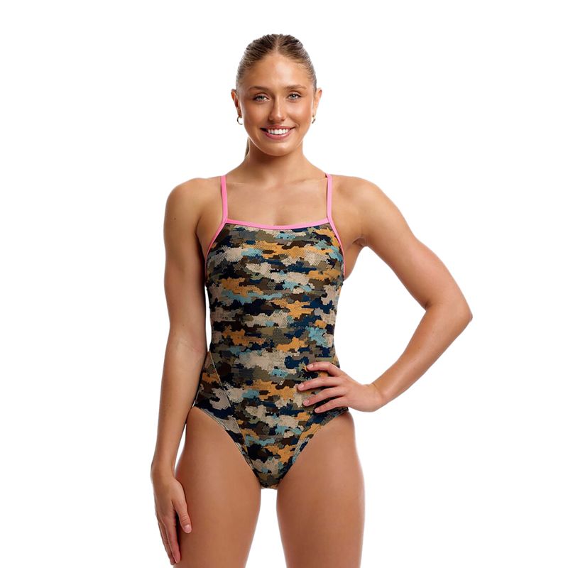 Ladies' one-piece swimsuit Funkita Single Strap One Piece bilko baby 2