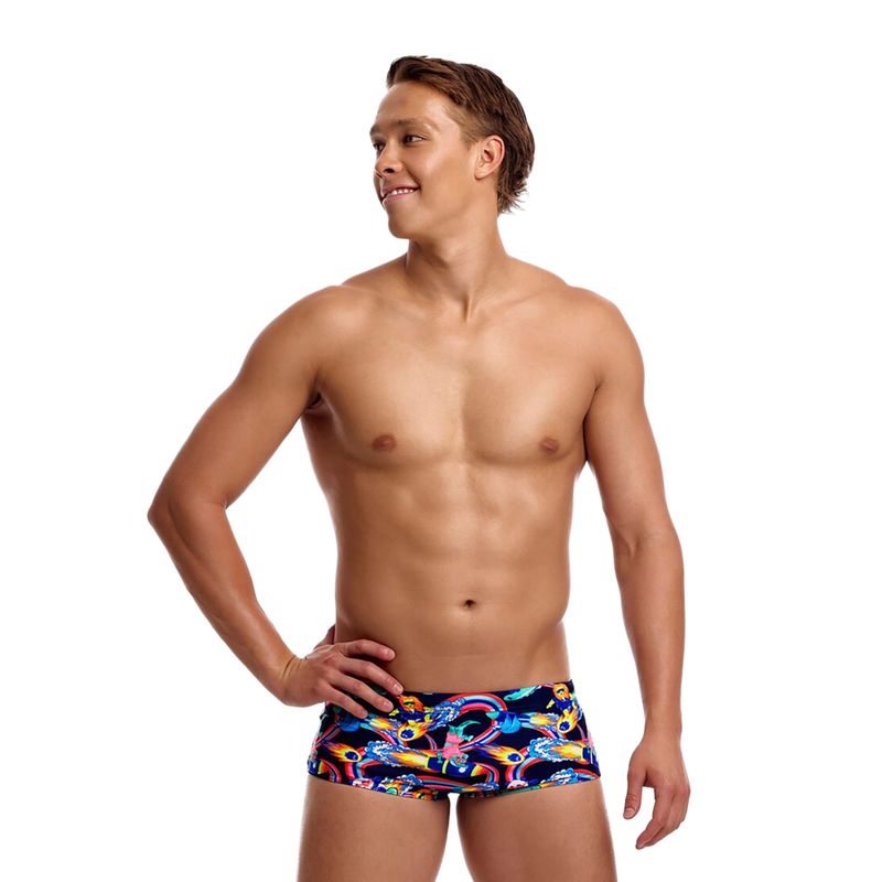 Men's swim boxers Funky Trunks Sidewinder Trunks blast buddies 2