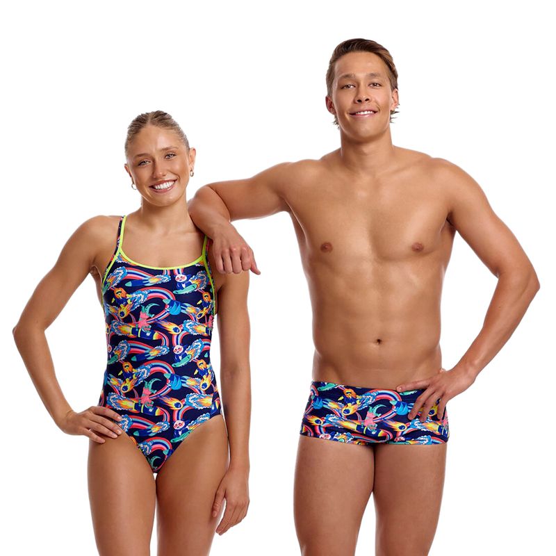 Men's swim boxers Funky Trunks Sidewinder Trunks blast buddies 4