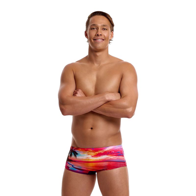 Men's swim boxers Funky Trunks Sidewinder Trunks touch of paradise 2