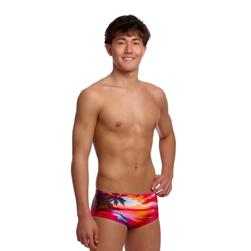 Boys' swim boxers Funky Trunks Sidewinder Trunks touch of paradise 2
