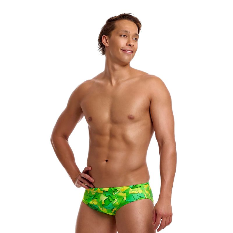 Men's swim briefs Funky Trunks Seamed Briefs try tonic 2