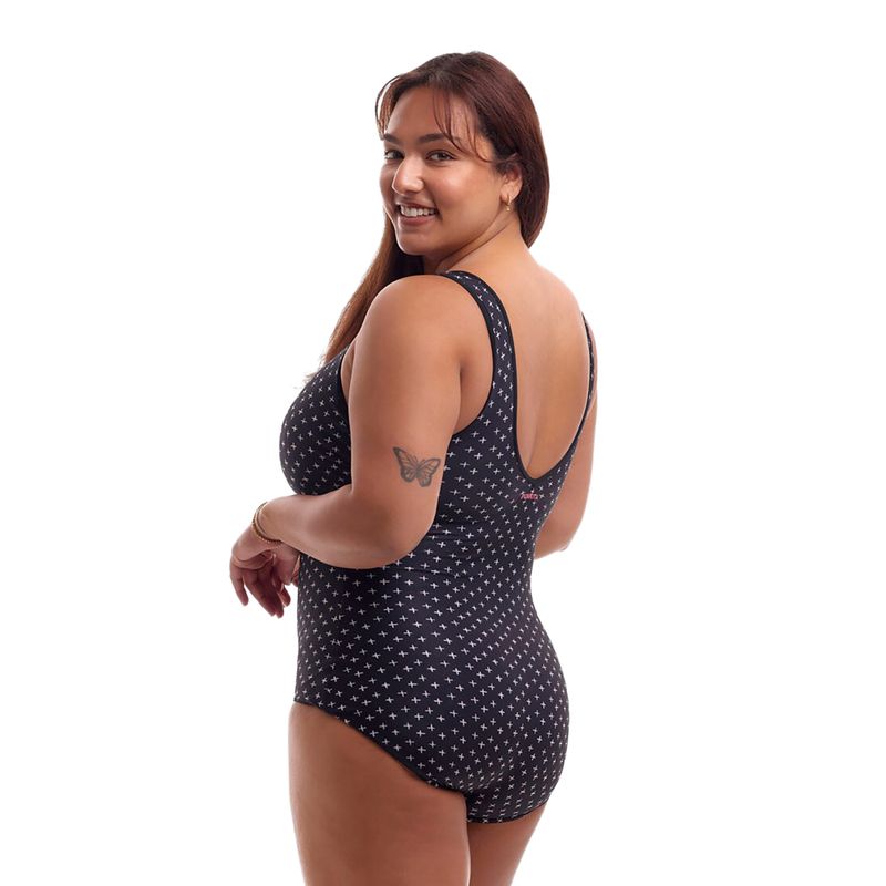 Ladies' one-piece swimsuit Funkita Zip Front One Piece be positive 2