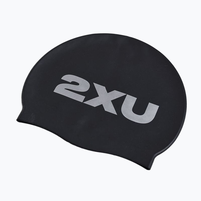 2XU Silicone swimming cap black/black 2