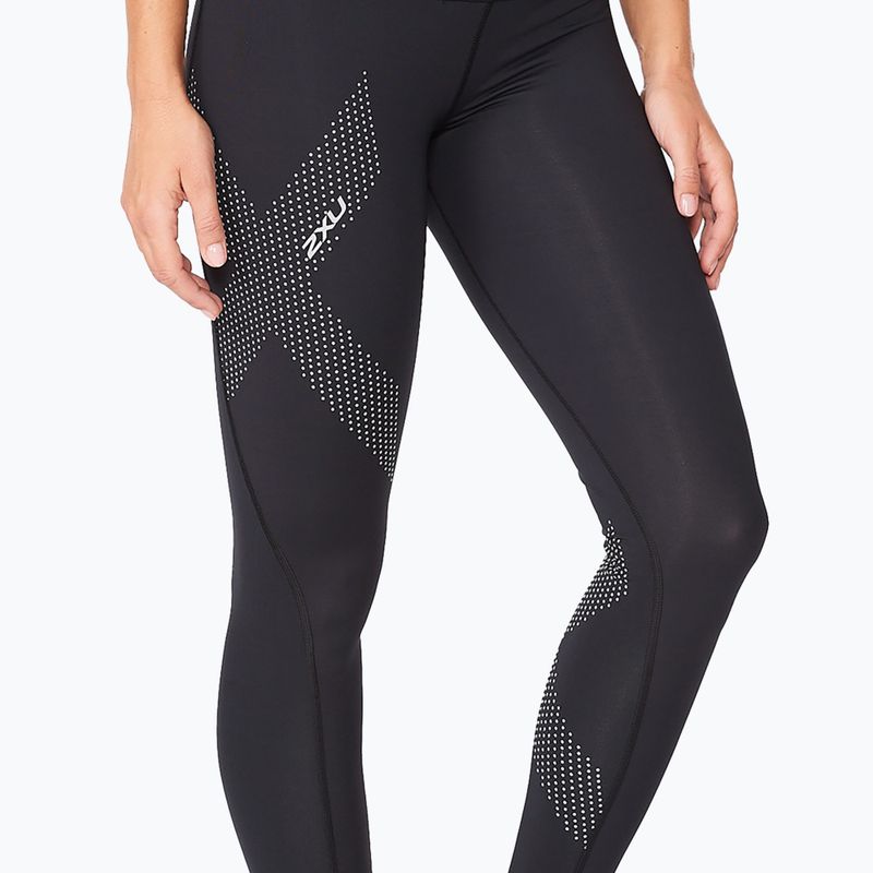 Women's training leggings 2XU Force Mid-Rise Compression black WA2864B 5