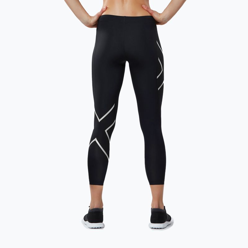 Women's training leggings 2XU Core Compression 7/8 black WA4174B 2